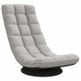 Sillón giratorio de suelo de tela gris nube 70x51x79 cm de , Sillas de suelo - Ref: Foro24-4019731, Precio: 121,01 €, Descuen...