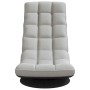 Sillón giratorio de suelo de tela gris nube 70x51x79 cm de , Sillas de suelo - Ref: Foro24-4019731, Precio: 121,01 €, Descuen...