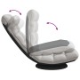 Sillón giratorio de suelo de tela gris nube 70x51x79 cm de , Sillas de suelo - Ref: Foro24-4019731, Precio: 121,01 €, Descuen...