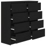 Aparador de madera de roble negro 100x35x99 cm de , Aparadores - Ref: Foro24-3328490, Precio: 162,88 €, Descuento: %