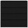 Aparador de madera de roble negro 100x35x99 cm de , Aparadores - Ref: Foro24-3328490, Precio: 162,88 €, Descuento: %
