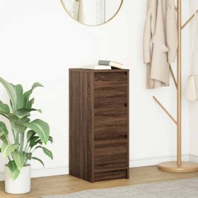 Aparador roble marrón 29,5x34x76 cm madera de ingeniería de , Aparadores - Ref: Foro24-861640, Precio: 63,78 €, Descuento: %