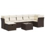 Set sofás de jardín 8 piezas y cojines ratán sintético marrón de , Conjuntos de jardín - Ref: Foro24-3325319, Precio: 516,13 ...