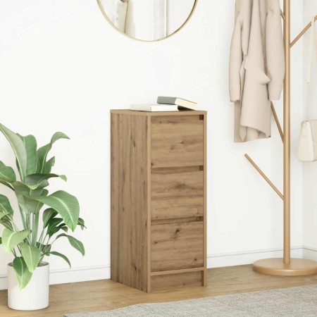 Aparador de madera de ingeniería roble artisan 29,5x34x76 cm de , Aparadores - Ref: Foro24-861642, Precio: 63,84 €, Descuento: %