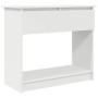 Mesa consola con cajones blanca 85,5x38,5x74,5 cm de , Mesas auxiliares - Ref: Foro24-861391, Precio: 64,59 €, Descuento: %