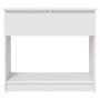 Mesa consola con cajones blanca 85,5x38,5x74,5 cm de , Mesas auxiliares - Ref: Foro24-861391, Precio: 64,59 €, Descuento: %
