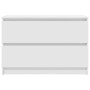 Mueble de TV de madera de ingeniería blanco 80x35x54 cm de , Muebles TV - Ref: Foro24-861787, Precio: 85,62 €, Descuento: %