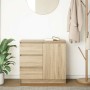 Aparador con cajón roble Sonoma 71x35x65 cm madera ingeniería de , Aparadores - Ref: Foro24-861573, Precio: 83,15 €, Descuent...