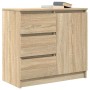 Aparador con cajón roble Sonoma 71x35x65 cm madera ingeniería de , Aparadores - Ref: Foro24-861573, Precio: 83,15 €, Descuent...