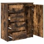 Aparador con cajones roble ahumado 71x35x84cm madera ingeniería de , Aparadores - Ref: Foro24-861584, Precio: 97,89 €, Descue...