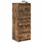 Aparador con cajones roble ahumado 37,5x35x99 cm de , Aparadores - Ref: Foro24-861764, Precio: 91,22 €, Descuento: %