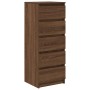 Aparador con cajones roble marrón 37,5x35x99 cm de , Aparadores - Ref: Foro24-861766, Precio: 95,58 €, Descuento: %