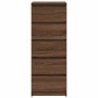 Aparador con cajones roble marrón 37,5x35x99 cm de , Aparadores - Ref: Foro24-861766, Precio: 95,58 €, Descuento: %