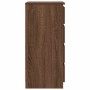 Aparador con cajones roble marrón 37,5x35x99 cm de , Aparadores - Ref: Foro24-861766, Precio: 95,58 €, Descuento: %
