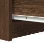 Aparador con cajones roble marrón 37,5x35x99 cm de , Aparadores - Ref: Foro24-861766, Precio: 95,58 €, Descuento: %