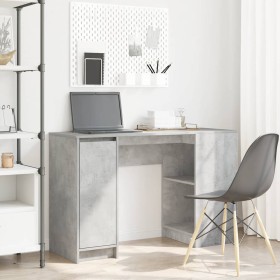 Escritorio gris hormigón 120x42x76 cm madera de ingeniería de , Escritorios - Ref: Foro24-861817, Precio: 88,94 €, Descuento: %