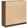 Aparador con cajones roble marrón 100,5x35x98,5 cm de , Aparadores - Ref: Foro24-3328459, Precio: 163,45 €, Descuento: %