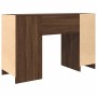 Escritorio roble marrón 120x42x76 cm madera de ingeniería de , Escritorios - Ref: Foro24-861820, Precio: 98,41 €, Descuento: %