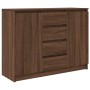 Aparador con cajones roble marrón 100,5x35x76 cm de , Aparadores - Ref: Foro24-3328450, Precio: 146,39 €, Descuento: %