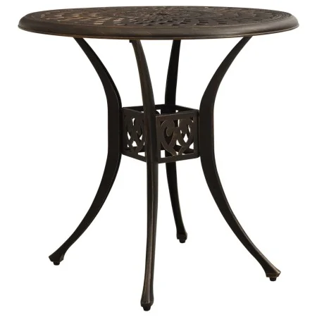 Mesa de jardín bronce aluminio fundido 78x78x72 cm de vidaXL, Mesas de jardín - Ref: Foro24-315582, Precio: 159,12 €, Descuen...