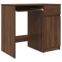 Escritorio roble marrón 86x49x76 cm madera de ingeniería de , Escritorios - Ref: Foro24-861829, Precio: 99,57 €, Descuento: %
