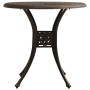 Mesa de jardín bronce aluminio fundido 78x78x72 cm de vidaXL, Mesas de jardín - Ref: Foro24-315582, Precio: 162,12 €, Descuen...