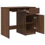 Escritorio roble marrón 86x49x76 cm madera de ingeniería de , Escritorios - Ref: Foro24-861829, Precio: 99,57 €, Descuento: %