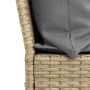 Sofá de jardín con cojines ratán sintético beige de , Sofás de exterior - Ref: Foro24-4104126, Precio: 275,35 €, Descuento: %