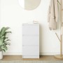 Aparador blanco 37,5x35x76 cm madera de ingeniería de , Aparadores - Ref: Foro24-861724, Precio: 65,91 €, Descuento: %