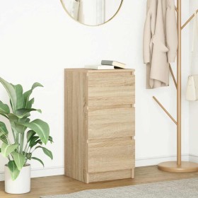 Aparador roble Sonoma 37,5x35x76 cm madera de ingeniería de , Aparadores - Ref: Foro24-861726, Precio: 70,43 €, Descuento: %