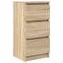Aparador roble Sonoma 37,5x35x76 cm madera de ingeniería de , Aparadores - Ref: Foro24-861726, Precio: 70,43 €, Descuento: %