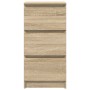 Aparador roble Sonoma 37,5x35x76 cm madera de ingeniería de , Aparadores - Ref: Foro24-861726, Precio: 70,43 €, Descuento: %