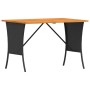 Juego comedor jardín 4 piezas con cojines ratán sintético negro de , Conjuntos de jardín - Ref: Foro24-4104132, Precio: 298,7...