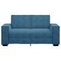 Sofá de 2 plazas terciopelo azul 120 cm de , Sofás - Ref: Foro24-4105019, Precio: 227,54 €, Descuento: %