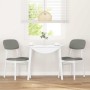 Sillas de comedor con cojines 2uds madera maciza blanco caucho de , Sillas de comedor - Ref: Foro24-4102526, Precio: 156,67 €...