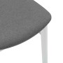 Sillas de comedor con cojines 2uds madera maciza blanco caucho de , Sillas de comedor - Ref: Foro24-4102526, Precio: 156,67 €...