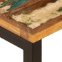 Mesa de centro de madera maciza reciclada y acero 100x50x35 cm en Mesas de centro | Comprar online en Foru.es