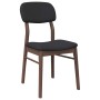 Sillas de comedor con cojines 2 uds madera maciza marrón caucho de , Sillas de comedor - Ref: Foro24-4102524, Precio: 163,11 ...