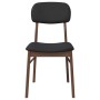 Sillas de comedor con cojines 2 uds madera maciza marrón caucho de , Sillas de comedor - Ref: Foro24-4102524, Precio: 163,11 ...