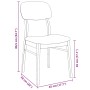 Sillas de comedor con cojines 2 uds madera maciza marrón caucho de , Sillas de comedor - Ref: Foro24-4102524, Precio: 163,11 ...