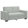 Sofá de 2 plazas de terciopelo gris claro 120 cm de , Sofás - Ref: Foro24-4105010, Precio: 213,34 €, Descuento: %