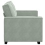 Sofá de 2 plazas de terciopelo gris claro 120 cm de , Sofás - Ref: Foro24-4105010, Precio: 213,34 €, Descuento: %