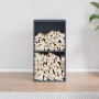 Leñero antracita 40x30x75 cm Acero laminado en frío de , Bolsas y soportes de leña - Ref: Foro24-864193, Precio: 86,47 €, Des...