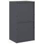 Leñero antracita 40x30x75 cm Acero laminado en frío de , Bolsas y soportes de leña - Ref: Foro24-864193, Precio: 86,47 €, Des...