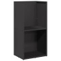 Leñero negro 40x30x80 cm Acero laminado en frío de , Bolsas y soportes de leña - Ref: Foro24-864187, Precio: 85,86 €, Descuen...