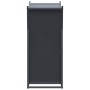 Leñero antracita 69,5x35x81 cm Acero laminado en frío de , Bolsas y soportes de leña - Ref: Foro24-864179, Precio: 69,35 €, D...