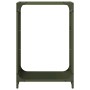 Leñero verde oliva 44x28x65 cm Acero laminado en frío de , Bolsas y soportes de leña - Ref: Foro24-864198, Precio: 52,76 €, D...