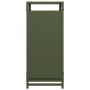 Leñero verde oliva 44x28x65 cm Acero laminado en frío de , Bolsas y soportes de leña - Ref: Foro24-864198, Precio: 52,76 €, D...