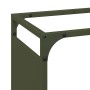 Leñero verde oliva 44x28x65 cm Acero laminado en frío de , Bolsas y soportes de leña - Ref: Foro24-864198, Precio: 52,76 €, D...