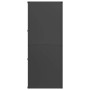 Leñero negro 40x30x75 cm Acero laminado en frío de , Bolsas y soportes de leña - Ref: Foro24-864191, Precio: 83,60 €, Descuen...